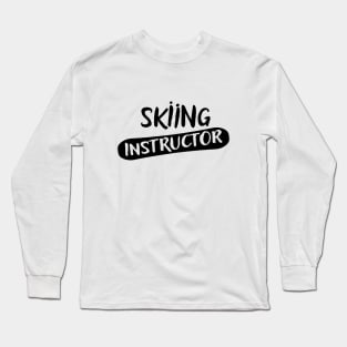 skiing Long Sleeve T-Shirt